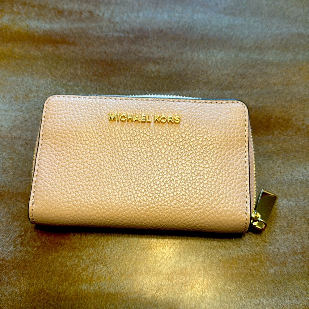 Michael Kors small zip around wallet